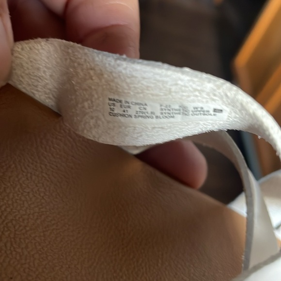 Reef Cushion Spring Bloom Slide Sandals White Size 10 - Picture 7 of 10